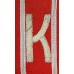 Погоны Штаб-офицера Корниловского ударного полка, обр.1918 г. с вышитым вензелем.